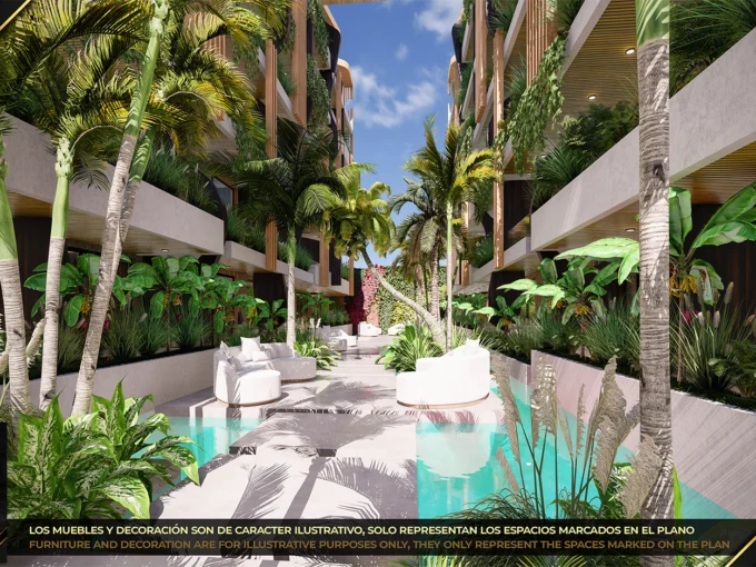 Cocobeach 4 Playa del Carmen - Patio