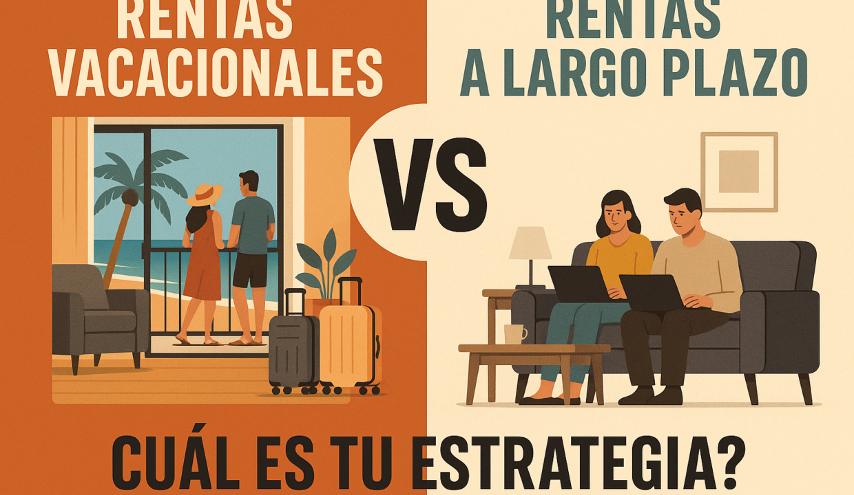 Rentas Vacacionales vs Rentas a Largo Plazo