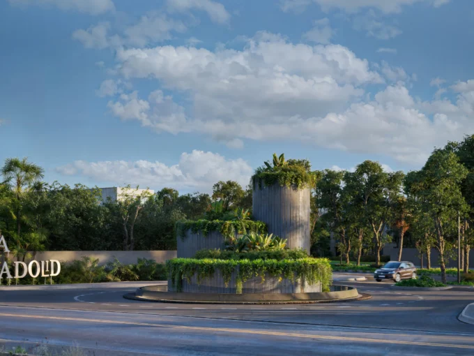 Aldea Valladolid terrenos residenciales - Acceso