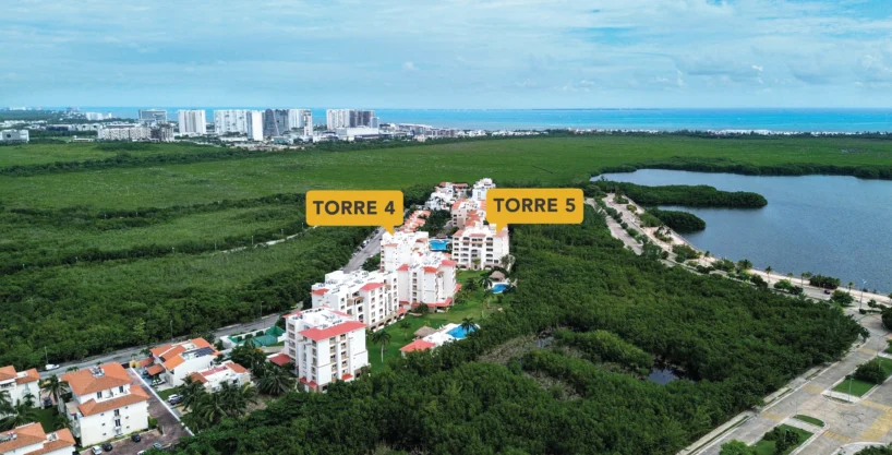 Departamentos Villalta Laguna Cancún - Vista Laguna