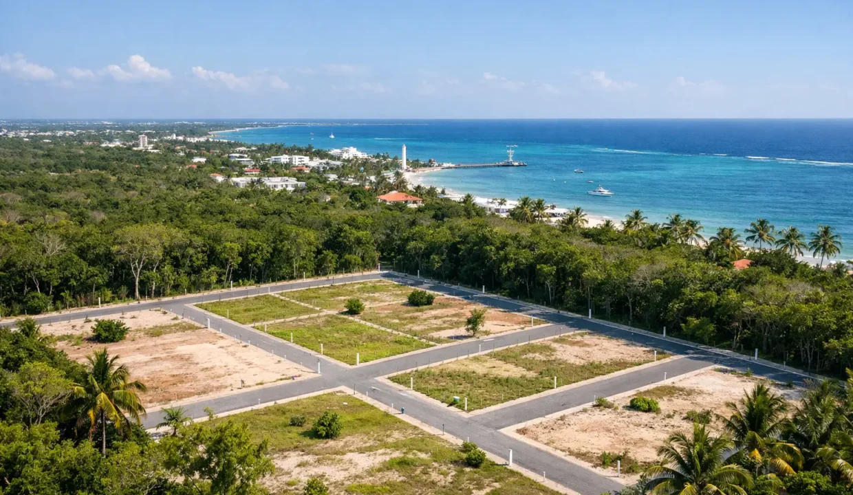 Lotes residenciales en Puerto Morelos