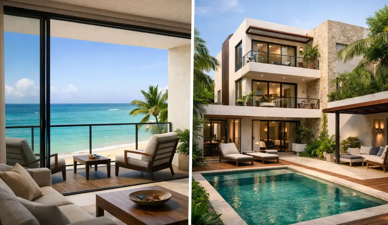 Departamento o townhouse en Riviera Maya: cuál elegir